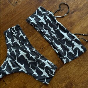 Boys + Arrows Black and White Bikini